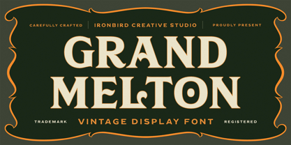 IC Grand Melton Font Poster 1