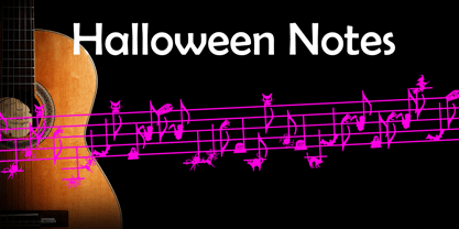 Halloween Notes Font Poster 4