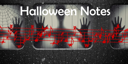 Halloween Notes Font Poster 5