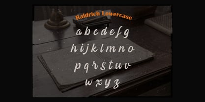 Raldrich Font Poster 10