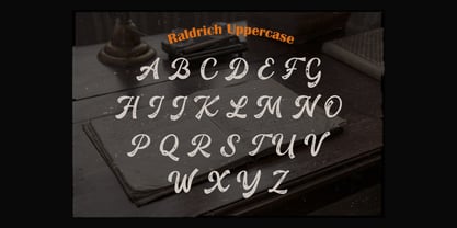 Raldrich Font Poster 9