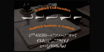 Raldrich Font Poster 12