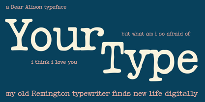 Your Type Font Poster 1