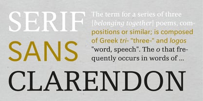 Vernacular Clarendon Font Poster 4