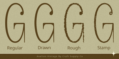 Avelion Font Poster 11