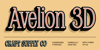 Avelion Font Poster 7