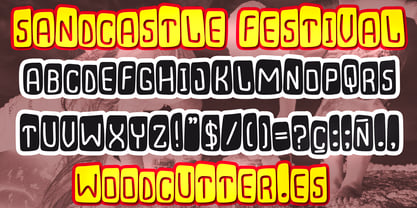 Sandcastle Festival Font Poster 3