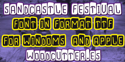 Sandcastle Festival Font Poster 4