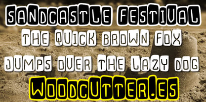 Sandcastle Festival Font Poster 2