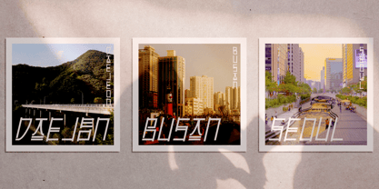 Goseong Sunset Font Poster 5