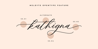 Meldyte Font Poster 9