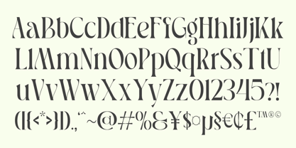 Pavon Font Poster 13