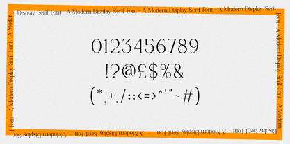 Saverior Font Poster 9