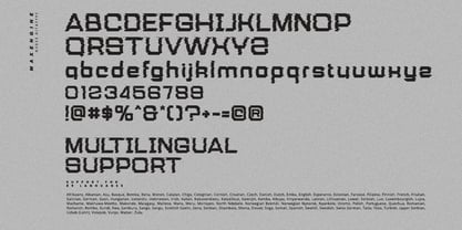 Maxengine Font Poster 9