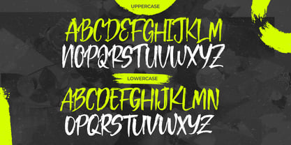 Thevalo Brush Font Poster 10