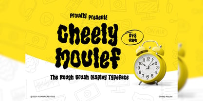 Cheely Moulef Font Poster 1