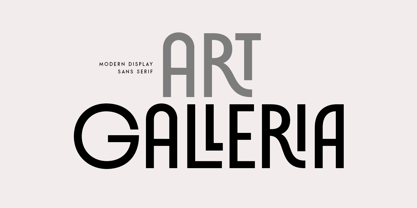 Art Galleria SS Font Poster 1