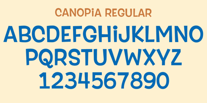 Canopia Font Poster 5