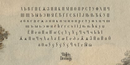 Violety Dreams Font Poster 8