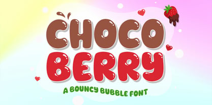 Choco Berry Font Poster 1