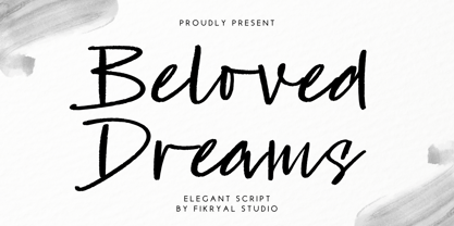 Beloved Dreams Font Poster 1