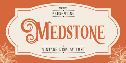 Medstone Font Poster 1