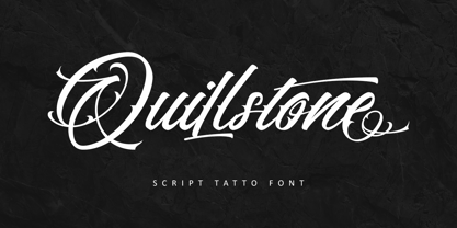 Quillstone Font Poster 1