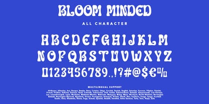 Bloom Minded Font Poster 8