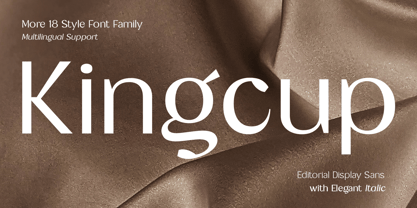 Kingcup Font Poster 1