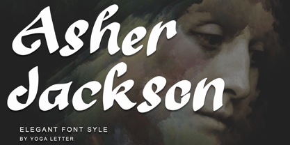 Asher Jackson Font Poster 1