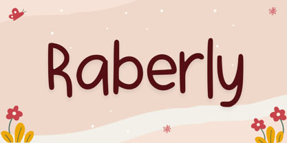Raberly Font Poster 1