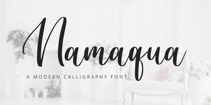 Namaqua Font Poster 1