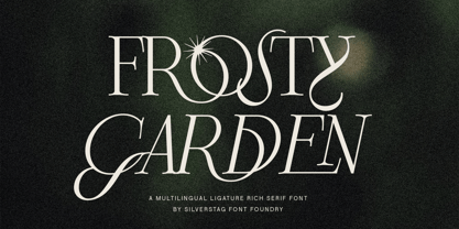 Frosty Garden Font Poster 1