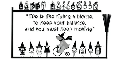 Witchy Doodle Font Poster 5