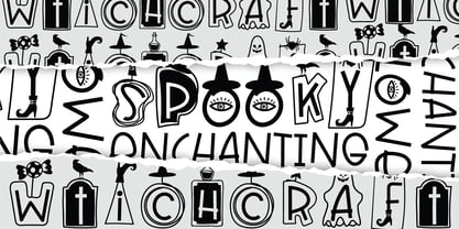 Witchy Doodle Font Poster 7