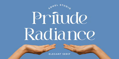 Pritude Radiance Font Poster 1