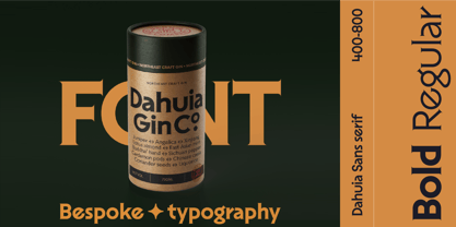 Dahuia Font Poster 5