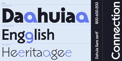 Dahuia Font Poster 11