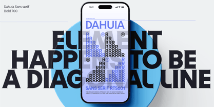 Dahuia Font Poster 3