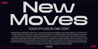 Fonzie Font Poster 2