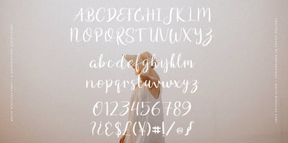 White Risolles Font Poster 9