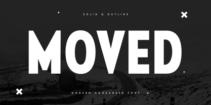 Moved Font Poster 1