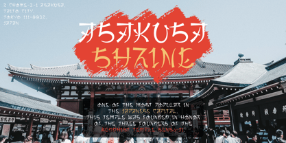 Maebashi Font Poster 4
