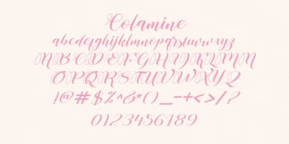Colamine Font Poster 6