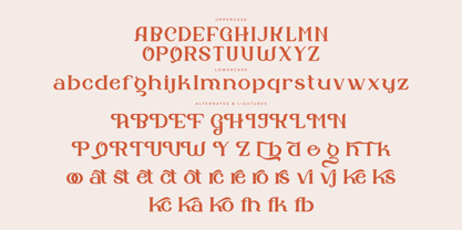 Aletriat Font Poster 7