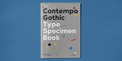 Contempo Gothic Fuente Póster 12