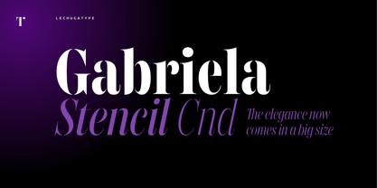 Gabriela Stl Condensed Fuente Póster 1