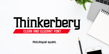 Thinkerbery Font Poster 1