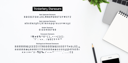 Thinkerbery Font Poster 5