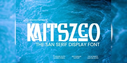 Kaitszeo Font Poster 1